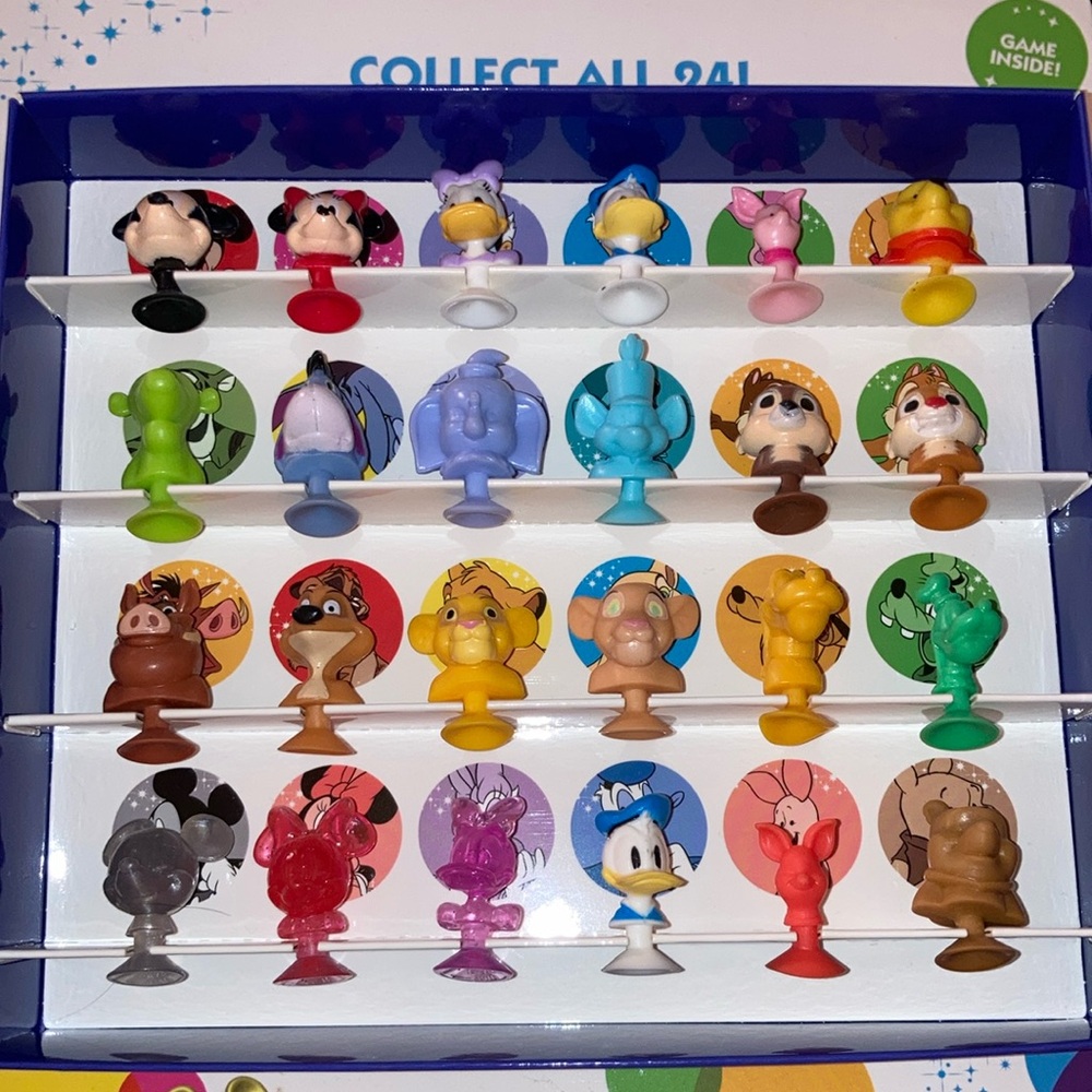 40! Disney Micro Popz Best Buddies Micro Pops box game collectors album